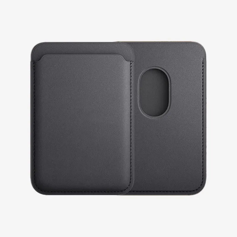 FineWoven Magnetic Leather Wallet Card Holder Macsafe Phone Stand for Magsafe IPhone 15 14 13 Mac Safe Support Telephone Bracket