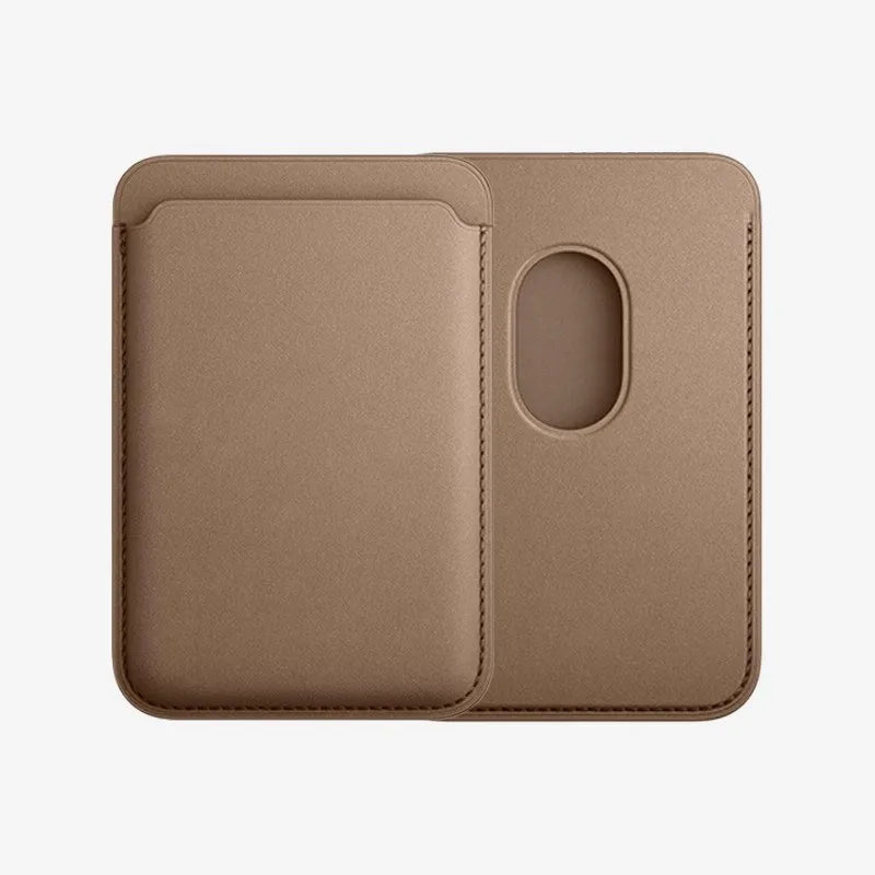 FineWoven Magnetic Leather Wallet Card Holder Macsafe Phone Stand for Magsafe IPhone 15 14 13 Mac Safe Support Telephone Bracket