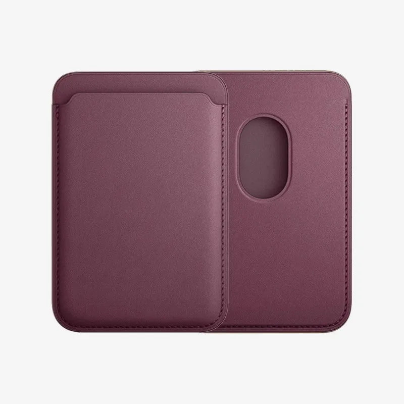 FineWoven Magnetic Leather Wallet Card Holder Macsafe Phone Stand for Magsafe IPhone 15 14 13 Mac Safe Support Telephone Bracket